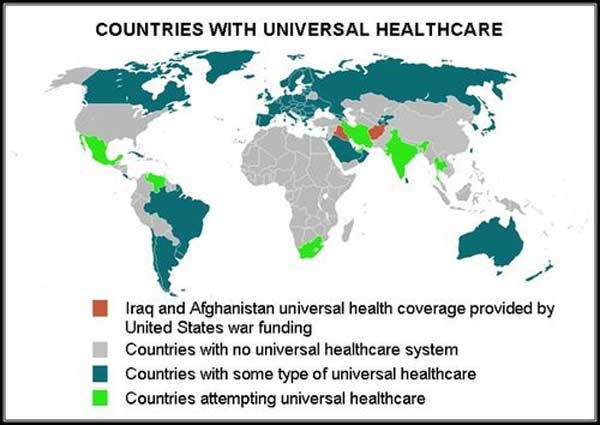 Image result for universal healthcare