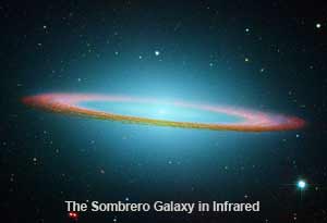The Sombrero Galaxy in Infrared