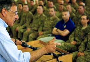 Panetta Speaks to the Troops