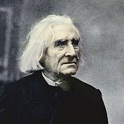 Here, Liszt was 74
