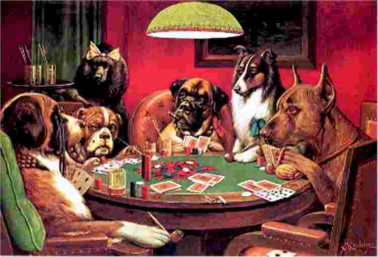 Artist of Dogs Playing PokerDogs Playing Poker: Beyond Art, Behind Coolidge