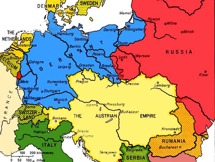 Central Europe - 1914