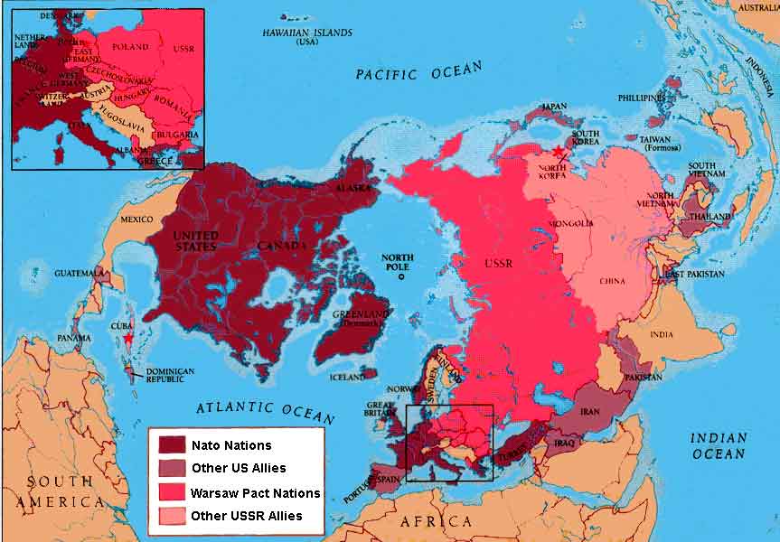 Nato Warsaw Map