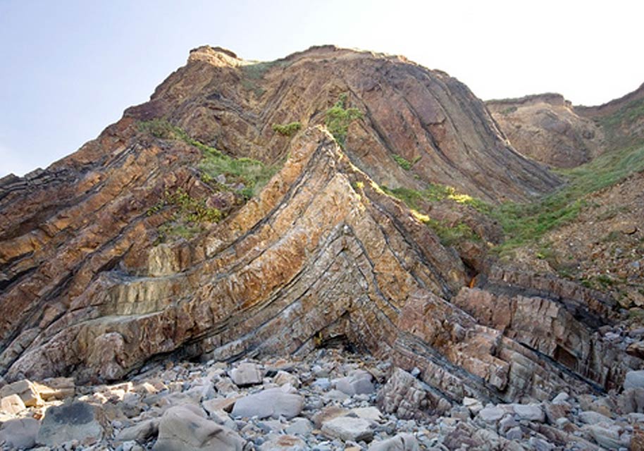 Anticline in England