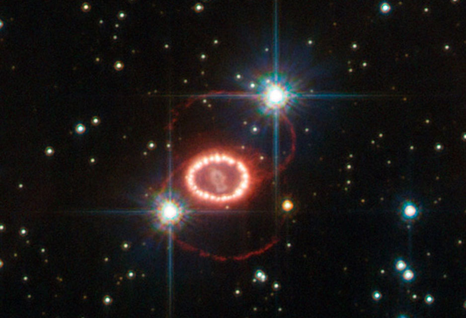 Mysterious Rings of Supernova 1987A