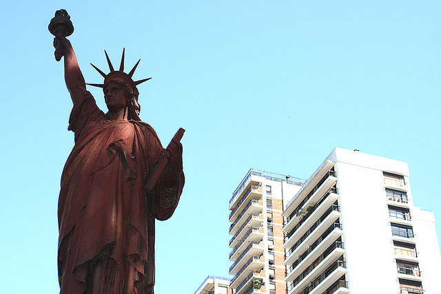 Statue of Liberty, Barrancas de Belgrano, Buenos Aires