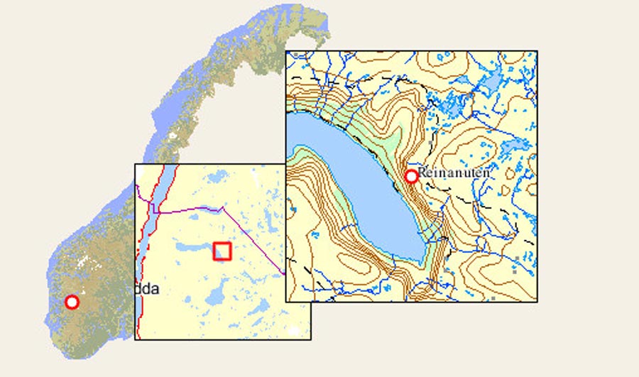 Trolltunga Map