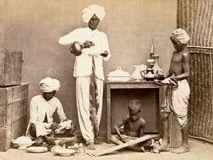 Domestic Servants, Madras, Tamil Nadu, 1870