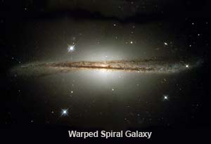 Warped Spiral Galaxy