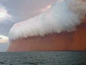 Unusual Dust Storm Western Australia