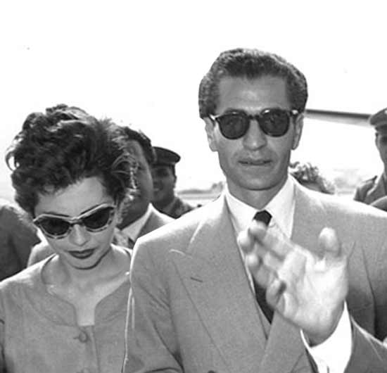 Mohammed Reza Shah and Second Wife Soraya