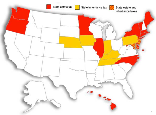 The US States That Have Death Taxes