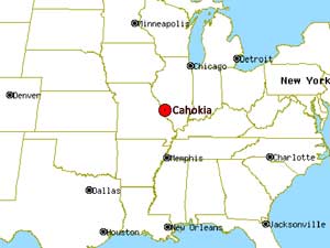 Location of Cahokia