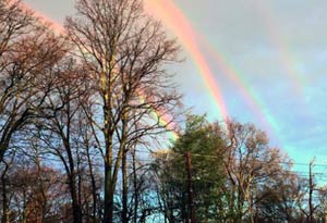 Twinned Rainbows over Long Island, NY