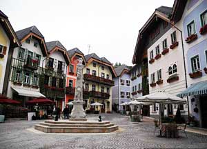 Plaza in Austrian Town