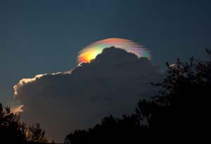 Pileus Iridescent Cloud over Ethiopia