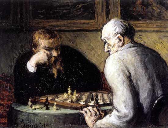 Painting by Honoré Daumier