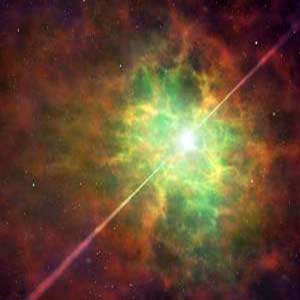Unusual Cosmic Radio Burst