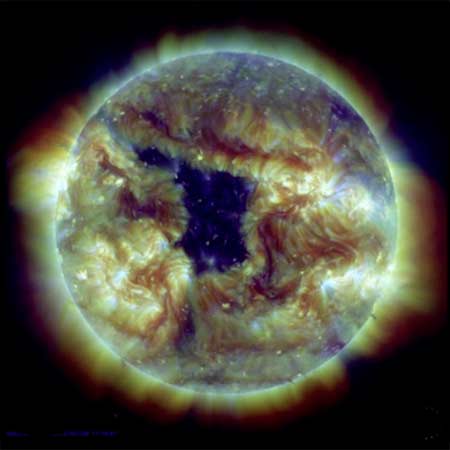 Hole in the Sun's Corona