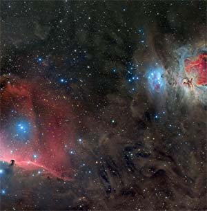 From Orion's Belt and Sword