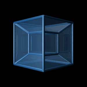 Glass Tesseract Animation 126k