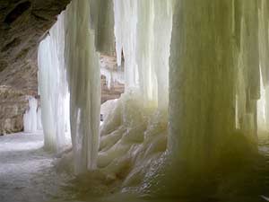 Eben Ice Cave, Upper Peninsula, Michigan USA