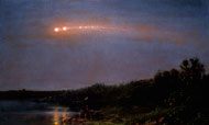 Frederic Church's Painting of 1860 Meteors
