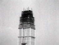 NYC Empire State Building Being Built