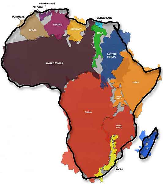Africa's True Size