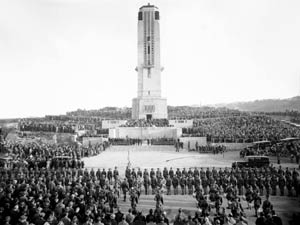 Dedication: War Memorial Carillon 25 April 1932