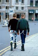 Skinheads in Trafalgar Square