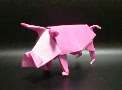 Origami Pig