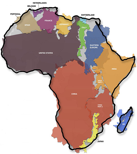 Africa's True Size