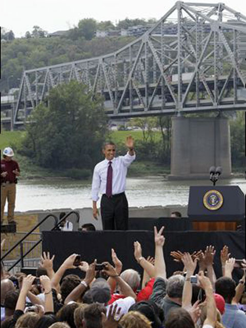 Obama at the Brent Spence Bridge