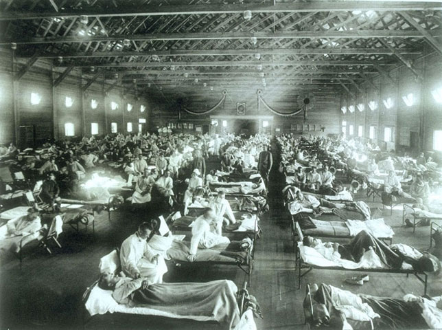 Camp Funston, Kansas Influenza Hospital