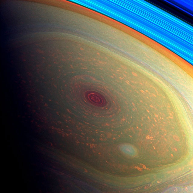 Hexagon at Saturn's North Pole