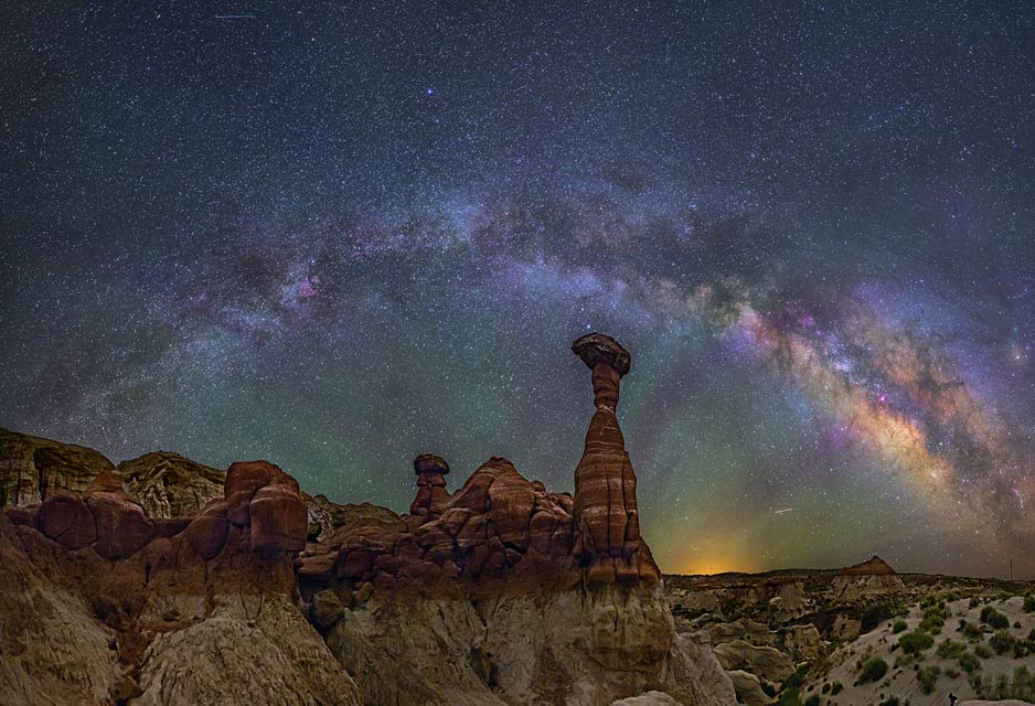 Milky Way and Arizona Toadstools