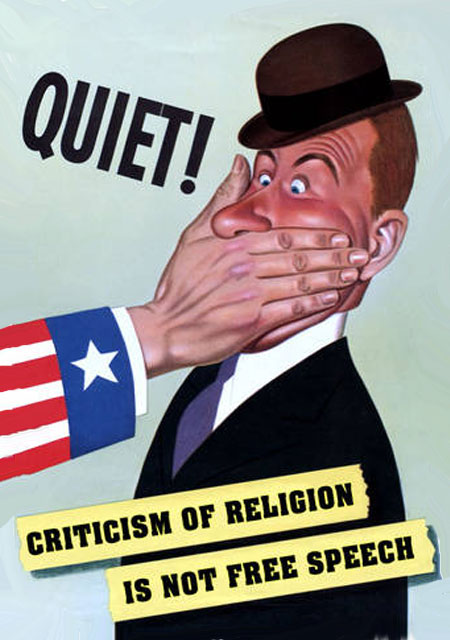 Criticism of Religion Is Not Free Speech