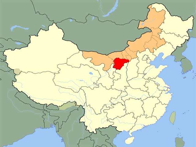 Inner Mongolia Is Orange, Ordos Is Red