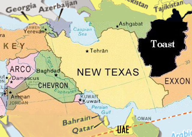 Revised Middle East Map
