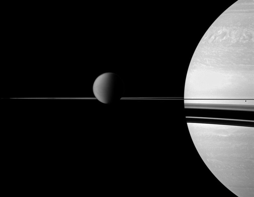 Saturn, Titan, Enceladus