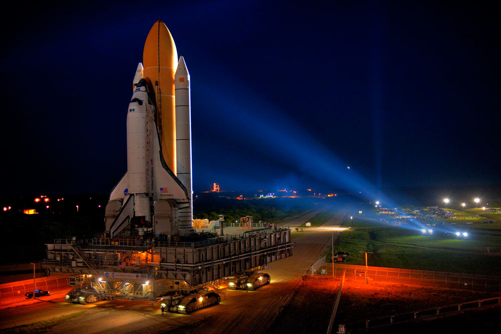 The Shuttle at Night