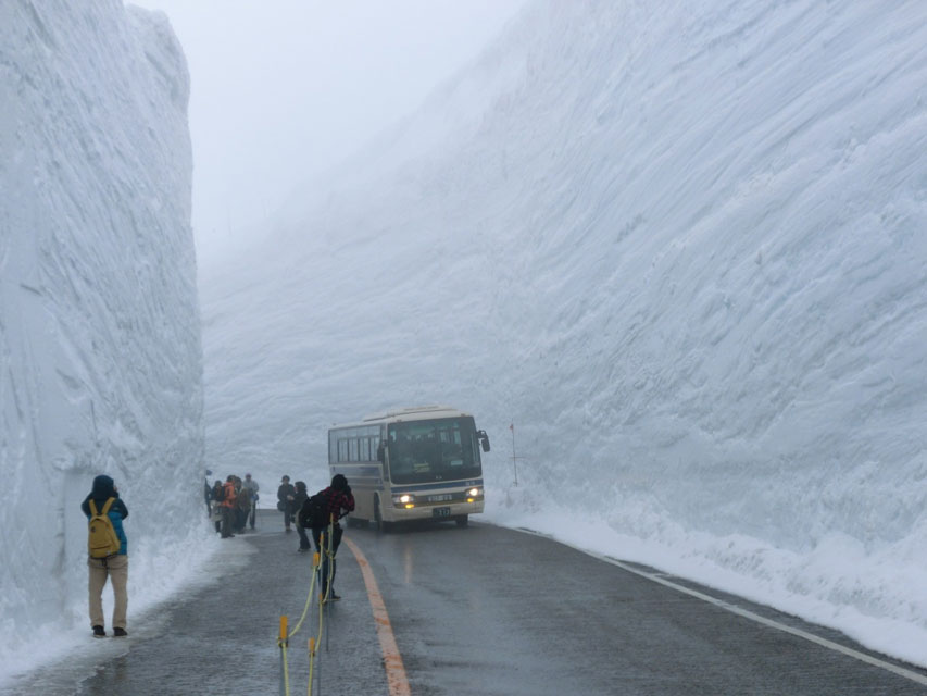 Snow Walls in Japan