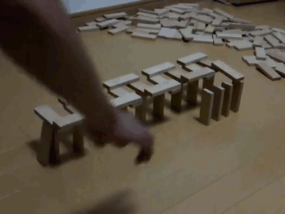 Two-Stage Dominos
