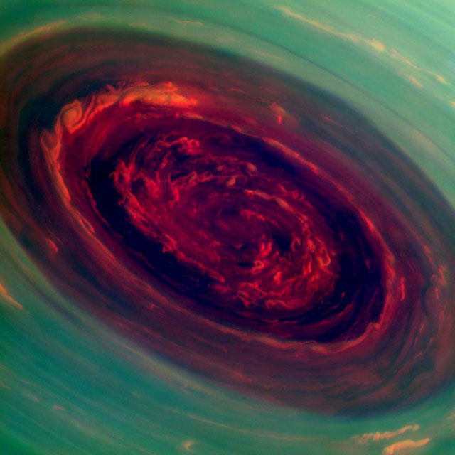 Rose at the Centre of Saturn's North Pole